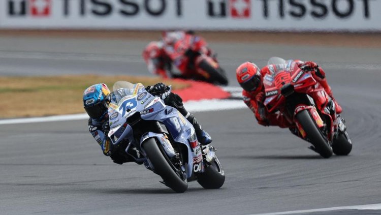 FOTO: Alex vs Marc, Duel Saudara Lanjut di Sprint Race MotoGP Inggris