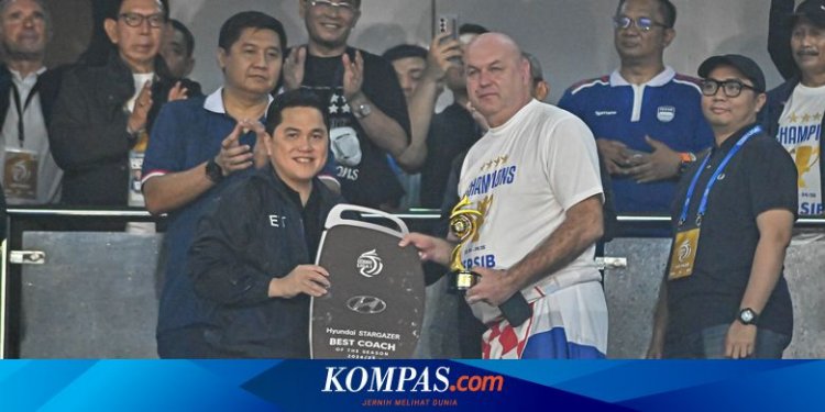 Bojan Hodak Pelatih Terbaik Liga 1 2024-2025, Pencipta Sejarah buat Persib