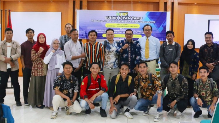 Gelar Kuliah Tamu Internasional, Pascasarjana Ummat Dorong Penelitian Transdisipliner dan Pemikiran Sistem