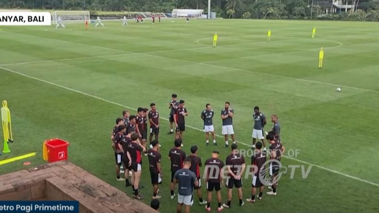 Bersiap Hadapi Tiongkok, Timnas Indonesia Latihan Perdana di Bali