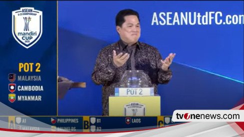 Reaksi Erick Thohir Lihat Timnas Indonesia Berada Satu Grup dengan Malaysia di Piala AFF U-23 2025