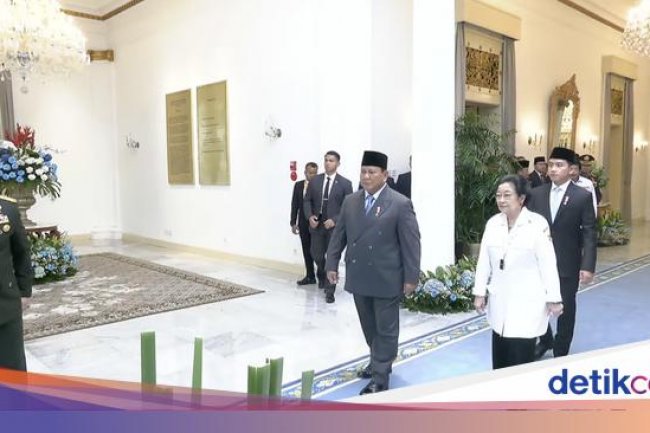 Prabowo-Gibran Bareng Mega di Hari Pancasila, Golkar: Kesempatan Mas Wapres