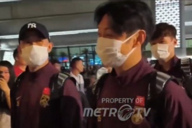 Timnas Tiongkok Tiba di Jakarta, Bawa Pemain Kunci