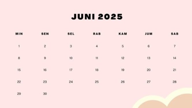 Selain Idul Adha, Ini Daftar Hari Besar Nasional dan Internasional Bulan Juni 2025!
