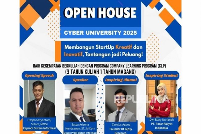 Cyber University Hadirkan Open House Prodi Sistem Informasi: Ubah Tantangan Jadi Peluang