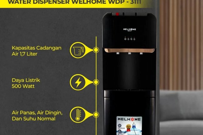 Tips Memilih Dispenser Galon Bawah yang Tepat: Dispenser Welhome WDP-311