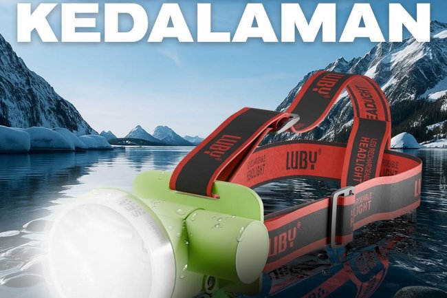 Headlamp Luby L-1812L: Solusi Pencahayaan Tangan Bebas untuk Aktivitas Outdoor dan Menyelam
