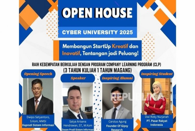 Cyber University Hadirkan Open House Prodi Sistem Informasi: Ubah Tantangan Jadi Peluang
