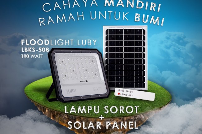 Lampu Sorot Luby LBKS-508: Pencahayaan Hemat Energi dan Ramah Lingkungan