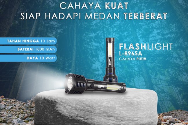 Senter LUBY L-8965A: Penerangan Tahan Lama dan Efisien