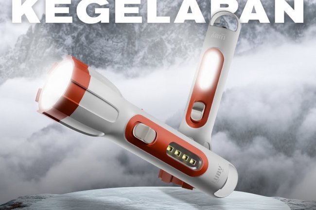 Senter LED LUBY L 8908: Penerangan Maksimal, Hemat Energi