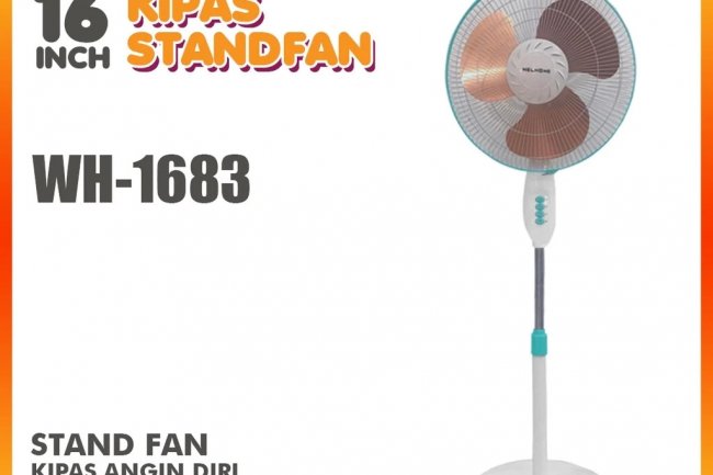 Kipas Angin Berdiri Welhome WH-1682: Solusi Sejuk dan Hemat Energi