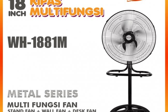Kipas Angin Welhome WH-1881M: Solusi Tepat untuk Kenyamanan dan Efisiensi Energi