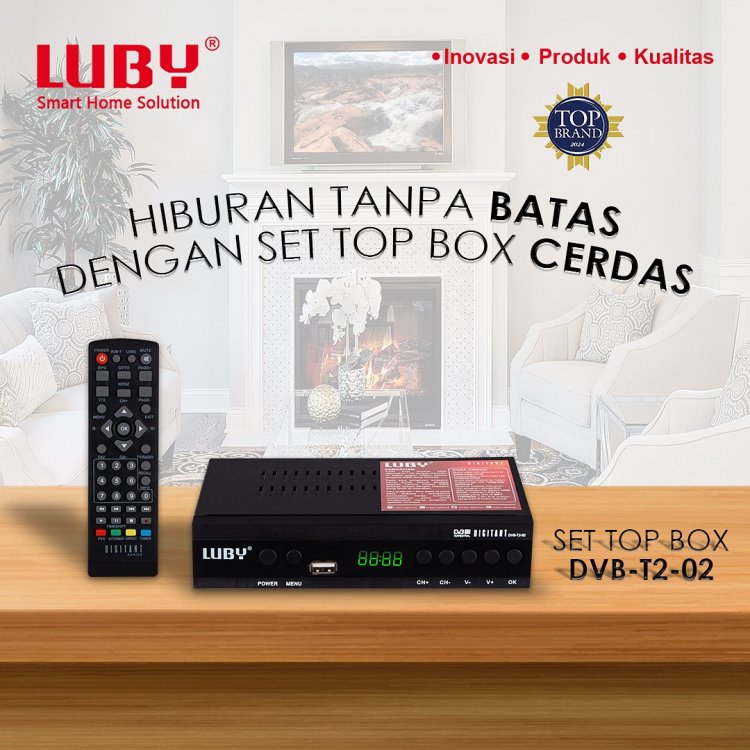Set Top Box Luby DVB-T2-02: Solusi Menonton TV Digital Berkualitas