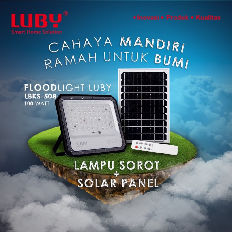Lampu Sorot Luby LBKS-508: Pencahayaan Hemat Energi dan Ramah Lingkungan