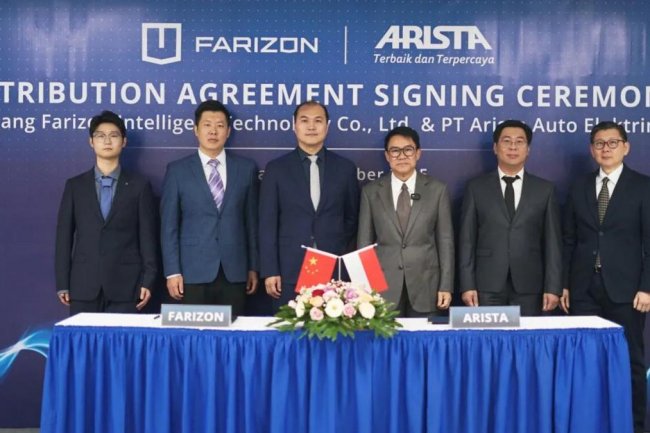 Arista Gandeng Farizon Auto China Bawa Kendaraan Niaga Listrik ke Indonesia