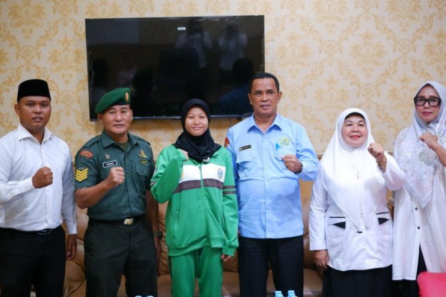 Siswi MTsN 2 Medan Wakili Sumut di Kejuaraan Taekwondo Internasional