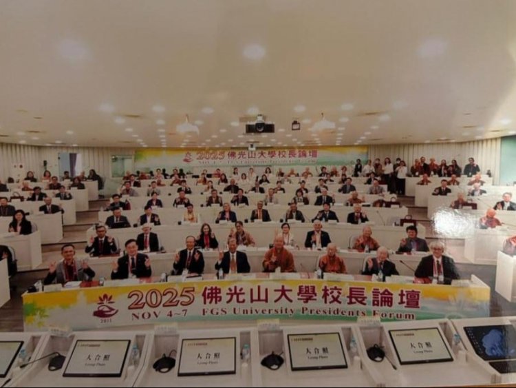 Wakili Indonesia, Dua Ketua STABN Hadiri Fo Guang Shan Presidents Forum di Taiwan