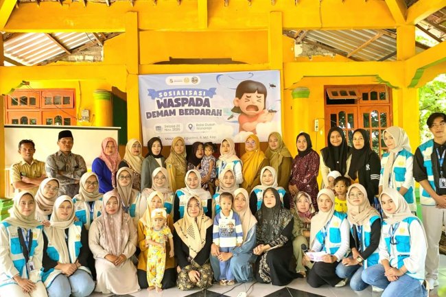 Cegah Penyebaran DBD, Mahasiswa KKN-T UNESA Gelar Sosialisasi Kesehatan Di Desa Dalegan