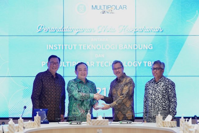 ITB dan PT Multipolar Technology Tbk Jalin Kolaborasi Strategis dalam Bidang AI dan Transformasi Digital -