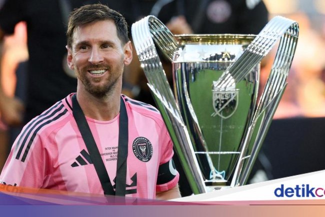 Ngeri! Lionel Messi Pamer Raih 3 Trofi dalam Semusim di MLS