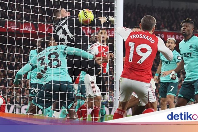 Wolves Apes Banget, Sudah 'Cetak' 3 Gol Tetap Kalah dari Arsenal