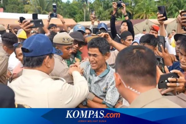 Tangis Warga Agam yang Pecah di Hadapan Prabowo: Tinggal Sendiri Saya, Pak...