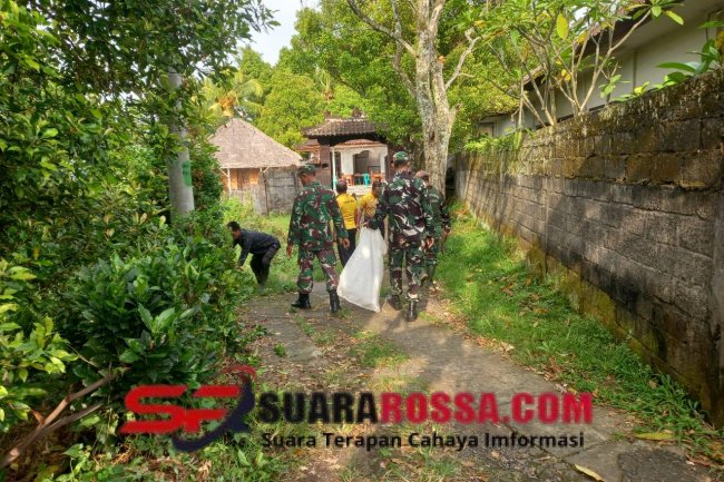 Babinsa Banyuseri Pantau Gerakan Bersama PSN 3M Plus Tahun 2025