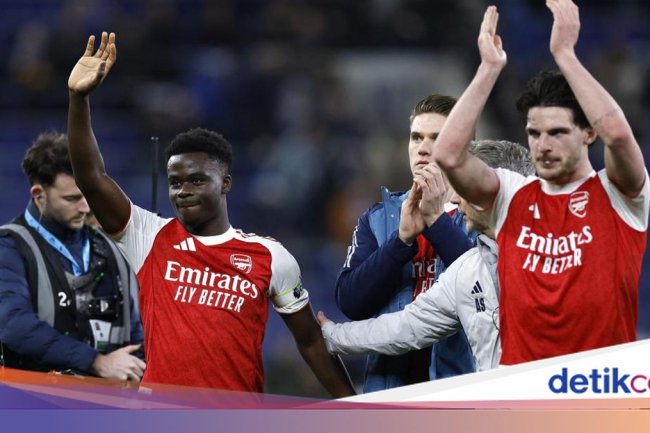 Klasemen Liga Inggris: Arsenal Masih Teratas, Man City Menempel