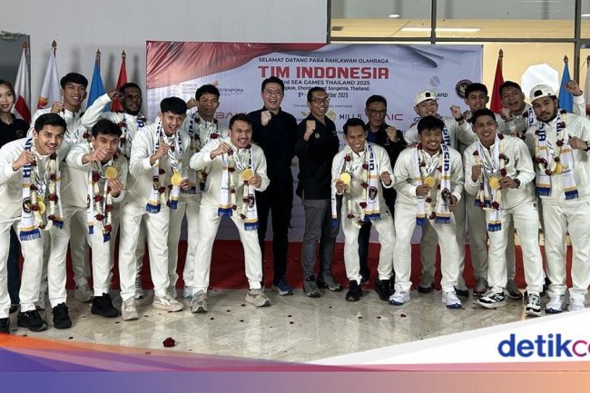 Raih Emas SEA Games, Tim Futsal Putra RI Pulang Disambut bak Pahlawan