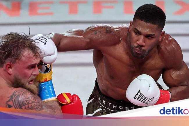 Wajah Jake Paul Dibikin 'Hancur' Anthony Joshua, Ibunya Ngamuk