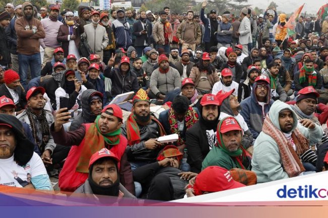 Pendukung BNP Padati Dhaka Sambut Kepulangan Tarique Rahman