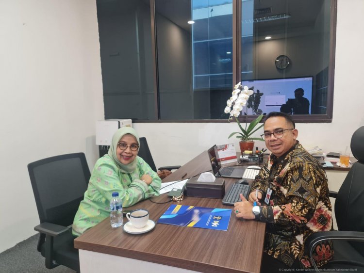 Kadiv Yankum Kalbar Lakukan Koordinasi Layanan KI dengan Direktorat Teknologi Informasi Kekayaan Intelektual DJKI