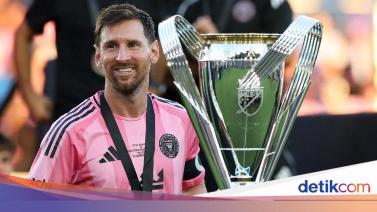 Ngeri! Lionel Messi Pamer Raih 3 Trofi dalam Semusim di MLS