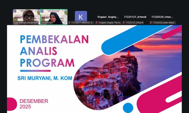 UBSI Gelar Pembekalan Sertifikasi Analis Program untuk Perkuat Kompetensi Mahasiswa Teknologi Informasi