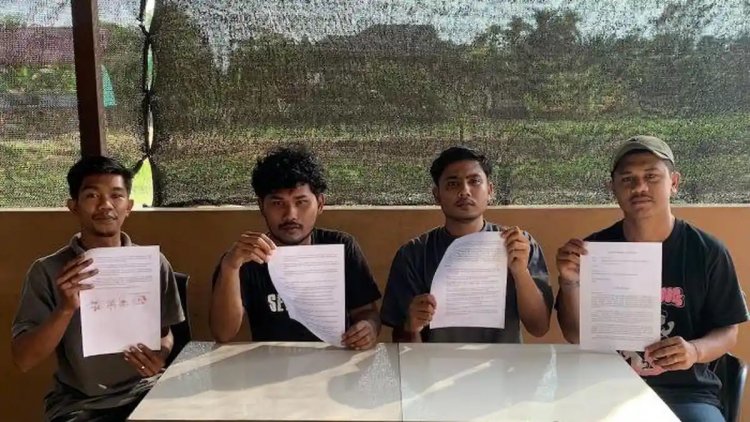 Koalisi Pemuda Aceh Desak Hak Angket DPR RI dengan Surat Stempel Darah