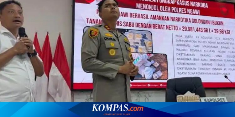 Jaringan Internasional Digagalkan, Sopir Truk Buang 3 Karung Sabu Seberat 30 Kg di Ngawi Jatim