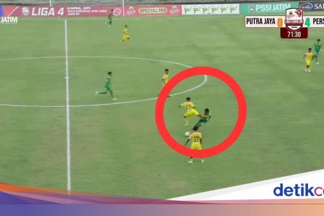 Geramnya PSSI pada Aksi Brutal Tendang Dada Pemain di Liga 4 Jatim