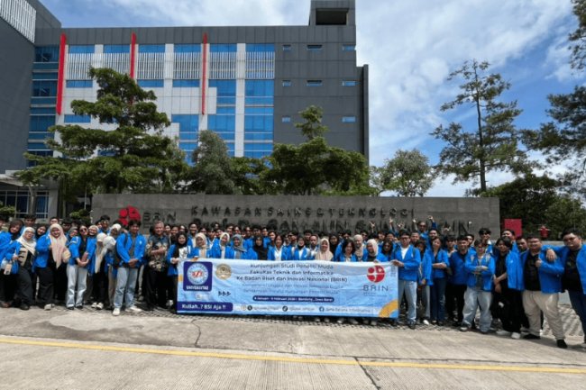 Mahasiswa UBSI Kunjungi BRIN Bandung untuk Perdalam Wawasan Riset dan Teknologi