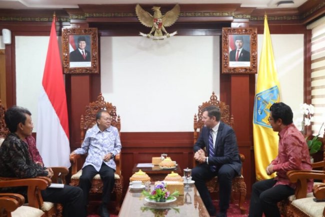 Perkuat Hubungan Internasional, Gubernur Koster Terima Audiensi Dubes Slovakia