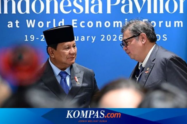 Prabowo Sambangi Paviliun Indonesia Usai Berpidato di WEF Swiss