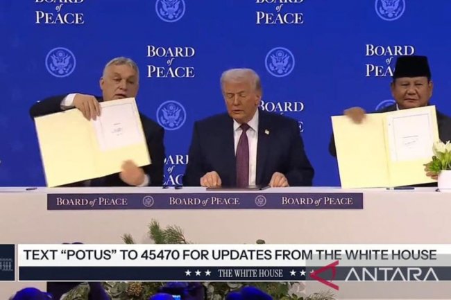 Dewan Perdamaian Gaza resmi menjadi organisasi internasional - ANTARA News Jawa Timur