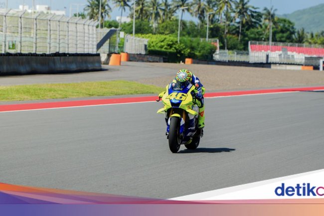 Kata Rossi Usai Geber Motor di Sirkuit Mandalika