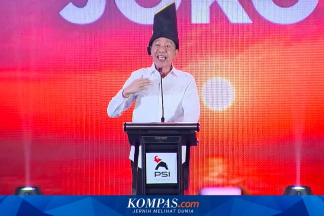 Jokowi Berteriak: Saya akan Kerja Mati-matian untuk PSI!