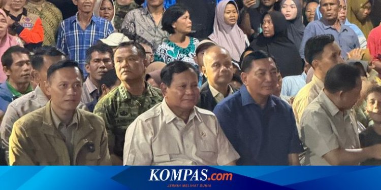 Di Bawah Rintik Hujan, Prabowo Temui Korban Banjir Sumut Jelang Tahun Baru 2026