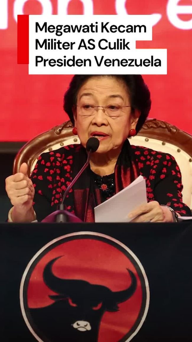 Video Megawati Kecam AS Culik Maduro: Melanggar Hukum Internasional!