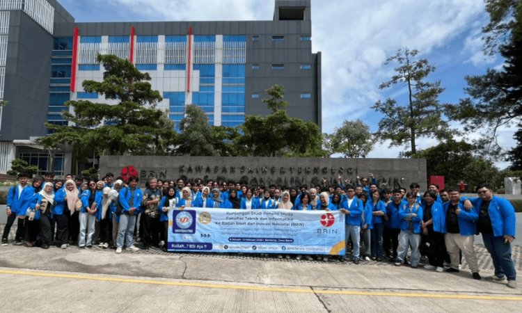 Mahasiswa UBSI Kunjungi BRIN Bandung untuk Perdalam Wawasan Riset dan Teknologi