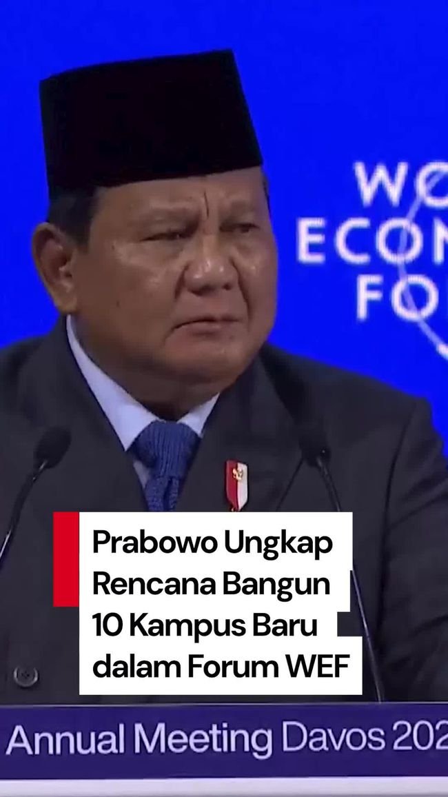 Video: Prabowo Ungkap Rencana Dirikan 10 Universitas Baru Berstandar Internasional