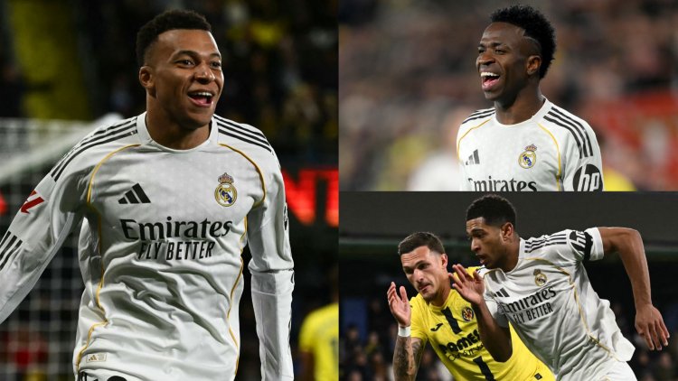 Rating Pemain Real Madrid Vs Villarreal: Kylian Mbappe Menggila Lagi! Bintang Prancis Cetak Gol Untuk Jaga Asa Juara Los Blancos