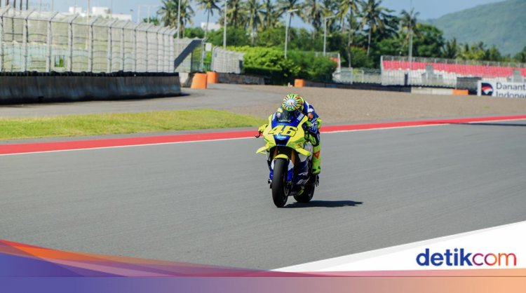 Kata Rossi Usai Geber Motor di Sirkuit Mandalika